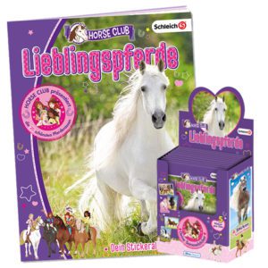 Horse Club Lieblingspferde Sticker - 1x Stickeralbum + 1x Display