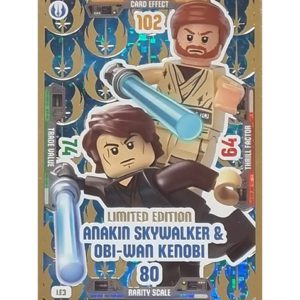LEGO Star Wars Serie 3 Trading Cards - LE 3 Anakin Skywalker & Obi-Wan Kenobi