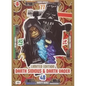 LEGO Star Wars Serie 3 Trading Cards - LE 5 Darth Sidious & Darth Vader