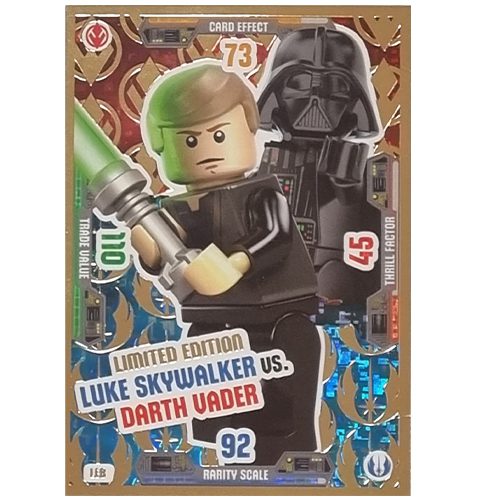 LEGO Star Wars Serie 3 Trading Cards - LE 8 Luke Skywalker vs. Darth Vader