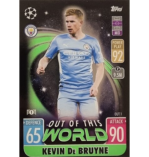 Topps Champions League Extra 2021/2022 OUT 01 Kevin De Bruyne