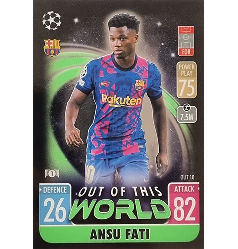 Topps Champions League Extra 2021/2022 OUT 10 Ansu Fati