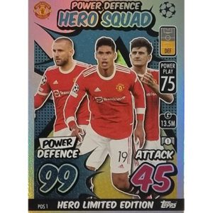 Topps Champions League Extra 2021/2022 PDS 1 Hero Limited Edition Hero Squad