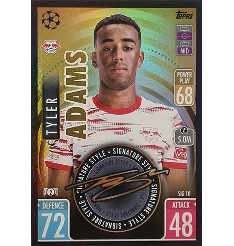 Topps Champions League Extra 2021/2022 SIG 10 Tyler Adams