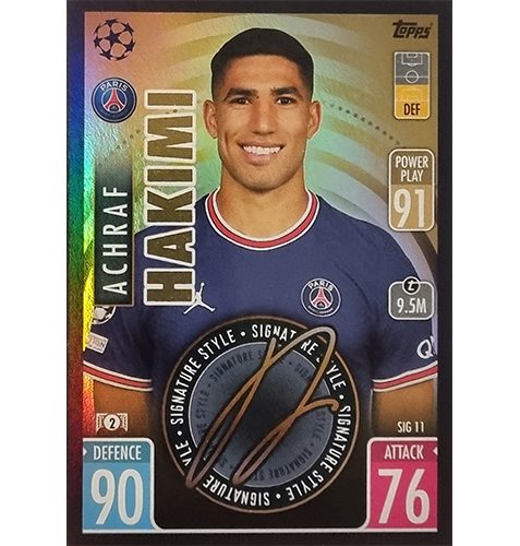 Topps Champions League Extra 2021/2022 SIG 11 Achraf Hakimi