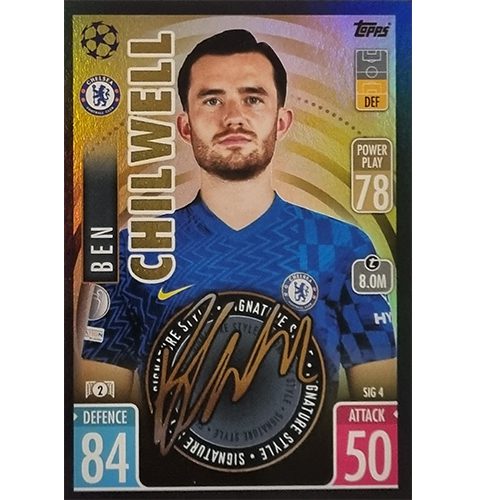 Topps Champions League Extra 2021/2022 SIG 04 Ben Chilwell