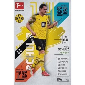 Topps Match Attax Extra 2021/22 Bundesliga Nr - 493 Nico Schulz