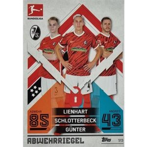 Topps Match Attax Extra 2021/22 Bundesliga Nr - 513 Lienhart Schlotterbeck Günter