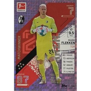 Topps Match Attax Extra 2021/22 Bundesliga - 516 Mark Flekken Matchwinner