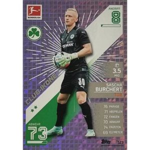 Topps Match Attax Extra 2021/22 Bundesliga Nr - 523 Sascha Burchert Club-Ikone