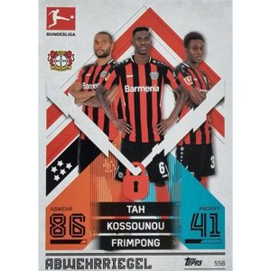 Topps Match Attax Extra 2021/22 Bundesliga Nr - 558 Tah Kossounou Frimpong