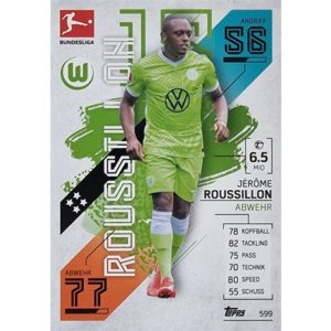 Topps Match Attax Extra 2021/22 Bundesliga Nr - 599 Jerome Roussillon
