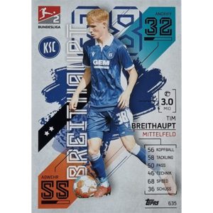 Topps Match Attax Extra 2021/22 Bundesliga Nr - 635 Tim Breithaupt
