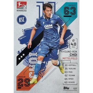 Topps Match Attax Extra 2021/22 Bundesliga Nr - 637 Kyoung-Rok Choi