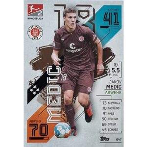 Topps Match Attax Extra 2021/22 Bundesliga Nr - 647 Jakov Medic