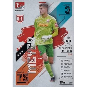 Topps Match Attax Extra 2021/22 Bundesliga Nr - 650 Alexander Meyer