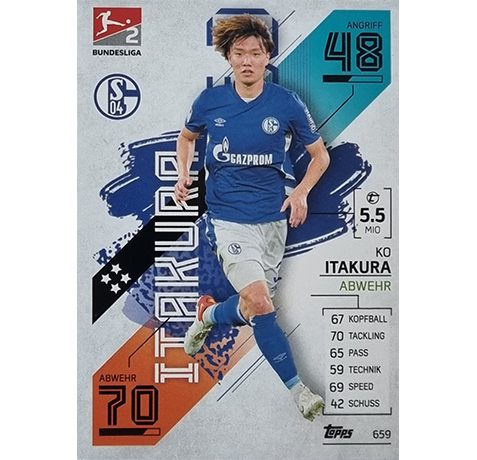 Topps Match Attax Extra 2021/22 Bundesliga Nr - 659 Ko Itakura