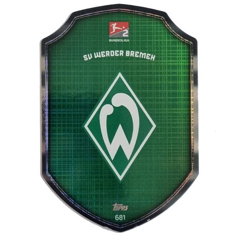 Topps Match Attax Extra 2021/22 Bundesliga Nr - 681 Werder Bremen CLUB LOGO