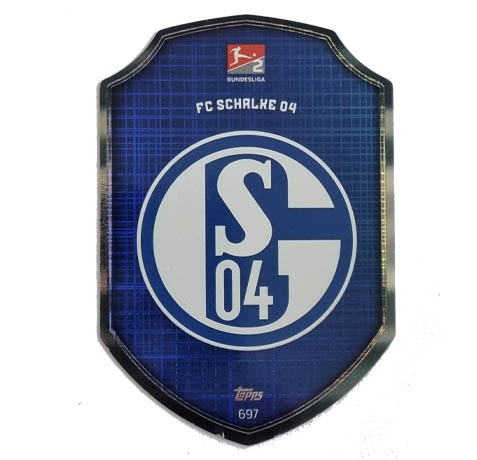 Topps Match Attax Extra 2021/22 Bundesliga Nr - 697 FC Schalke 04 CLUB LOGO