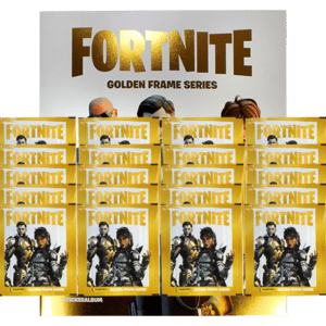Panini Fortnite Golden Frame Sticker - Album + 20x Tüten
