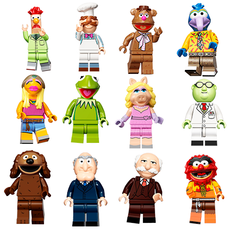 LEGO Minifiguren 71033 The Muppets - alle 12 verschiedene Figuren