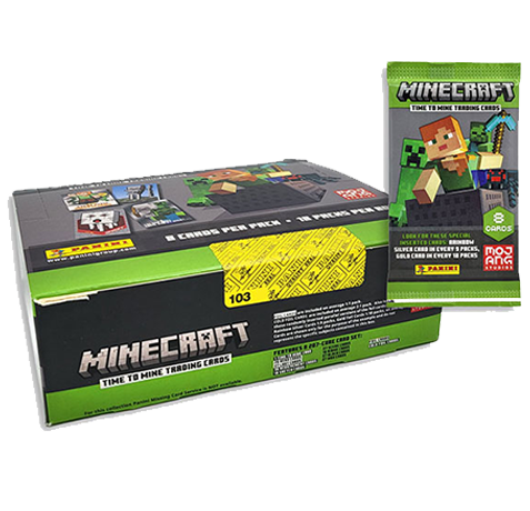 Panini Minecraft 2 Trading Cards Time To Mine - 1 x Display