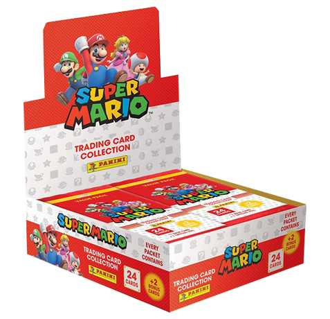 Panini Super Mario Trading Cards - 1x Fat Pack Display je 10x Booster