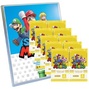 Panini Super Mario Trading Cards - Starter Pack + 10x Booster