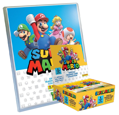 Panini Super Mario Trading Cards - Starter Pack + 1x Display