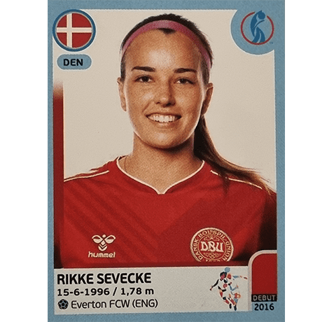 Panini Frauen EM 2022 Sticker - Nr 140 Rikke Sevecke