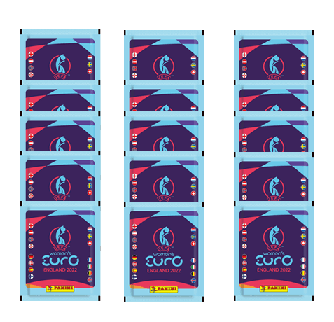 Panini Frauen EM 2022 Sticker - 15x Tüten