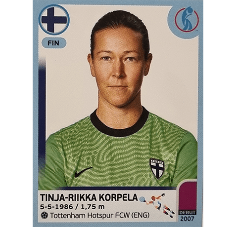 Panini Frauen EM 2022 Sticker - Nr 179 Tinja-Riikka Korpela