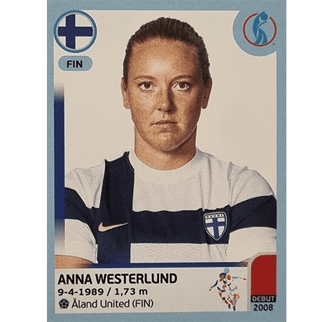 Panini Frauen EM 2022 Sticker - Nr 185 Anna Westerlund