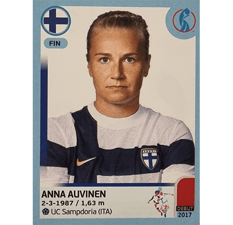 Panini Frauen EM 2022 Sticker - Nr 186 Anna Auvinen