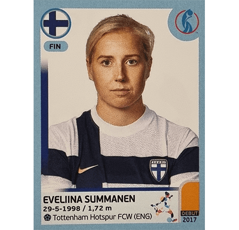 Panini Frauen EM 2022 Sticker - Nr 191 Evelina Summanen