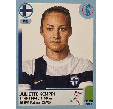 Panini Frauen EM 2022 Sticker - Nr 195 Juliette Kemppi