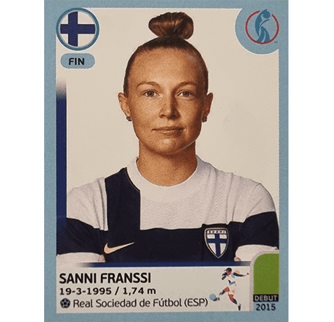 Panini Frauen EM 2022 Sticker - Nr 197 Sanni Franssi