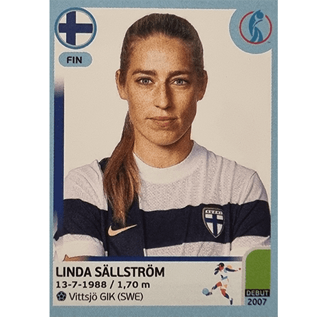 Panini Frauen EM 2022 Sticker - Nr 198 Linda Sällström