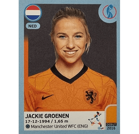 Panini Frauen EM 2022 Sticker - Nr 209 Jackie Groenen