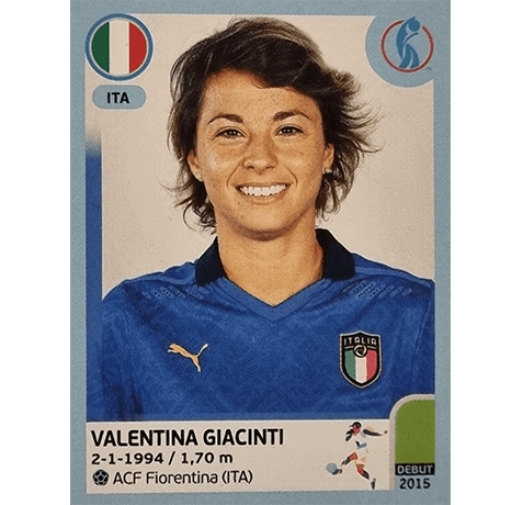 Panini Frauen EM 2022 Sticker - Nr 321 Valentina Giacinti