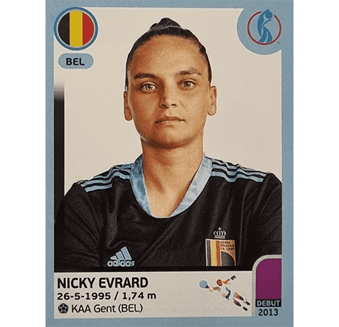 Panini Frauen EM 2022 Sticker - Nr 326 Nicky Evrard