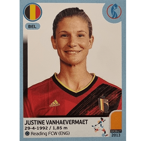Panini Frauen EM 2022 Sticker - Nr 334 Justine Vanhaevermaet