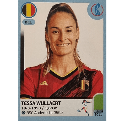 Panini Frauen EM 2022 Sticker - Nr 340 Tessa Wullaert