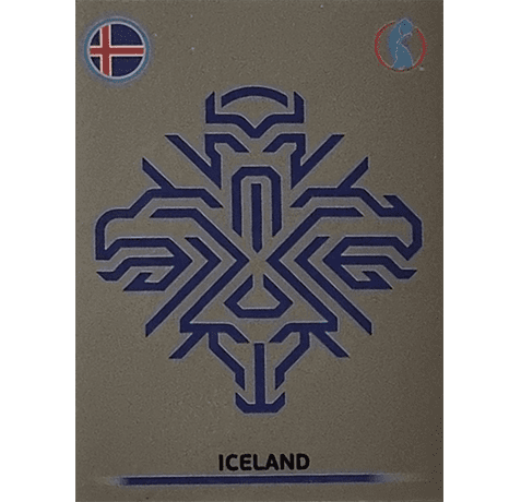 Panini Frauen EM 2022 Sticker - Nr 346 Iceland Logo