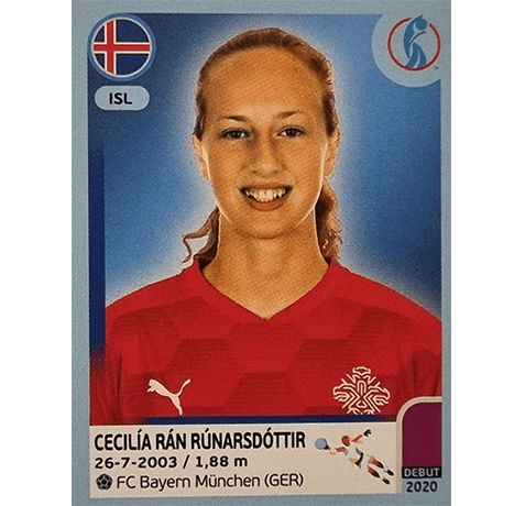 Panini Frauen EM 2022 Sticker - Nr 348 Cecilia Ran Runarsdottir