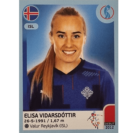 Panini Frauen EM 2022 Sticker - Nr 349 Elisa Vidarsdottir
