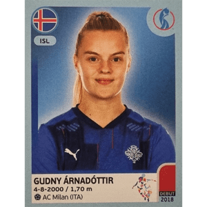 Panini Frauen EM 2022 Sticker - Nr 354 Gudny Arnadottir
