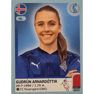 Panini Frauen EM 2022 Sticker - Nr 355 Gudrun Arnardottir
