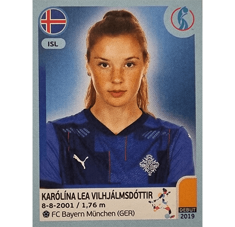 Panini Frauen EM 2022 Sticker - Nr 357 Karolina Lea Vilhjalmsdottir