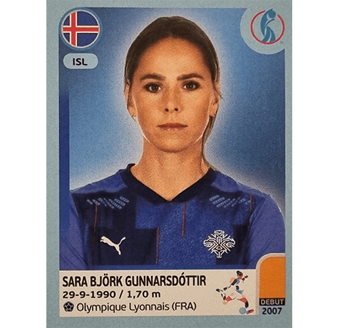 Panini Frauen EM 2022 Sticker - Nr 358 Sara Björk Gunnarsdottir
